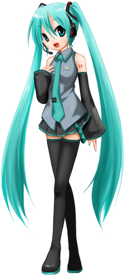 Detail Hatsune Miku Vector Nomer 8