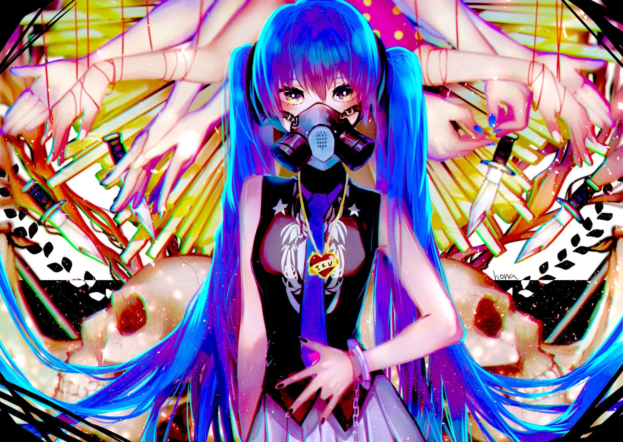 Detail Hatsune Miku Wallpaper 1080p Nomer 12