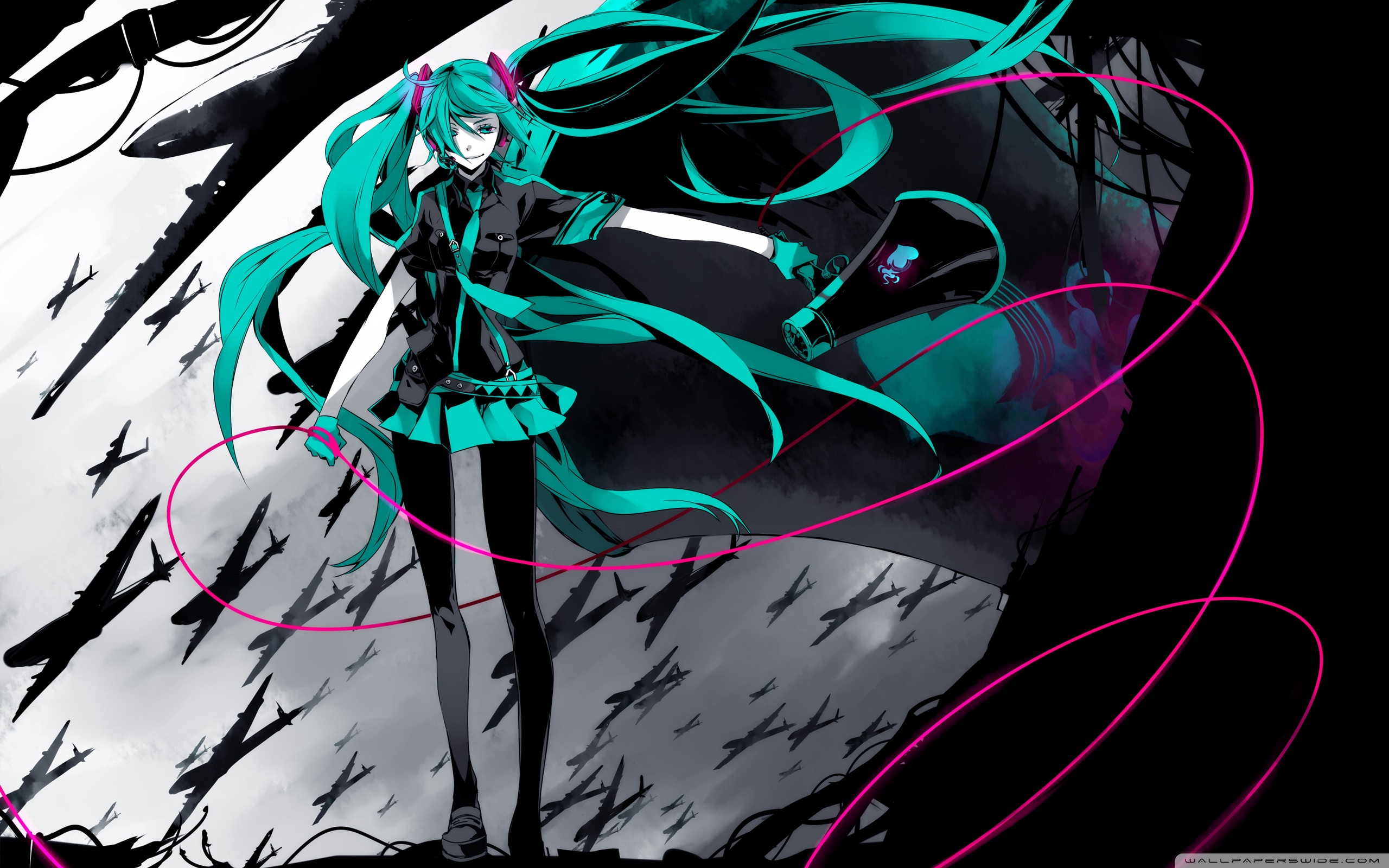 Detail Hatsune Miku Wallpaper 1080p Nomer 24