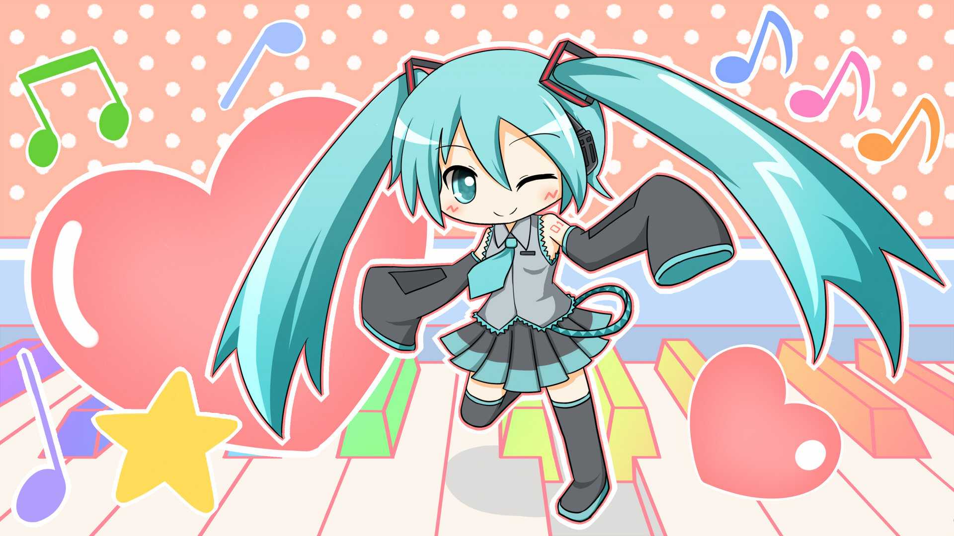 Detail Hatsune Miku Wallpaper 1080p Nomer 47