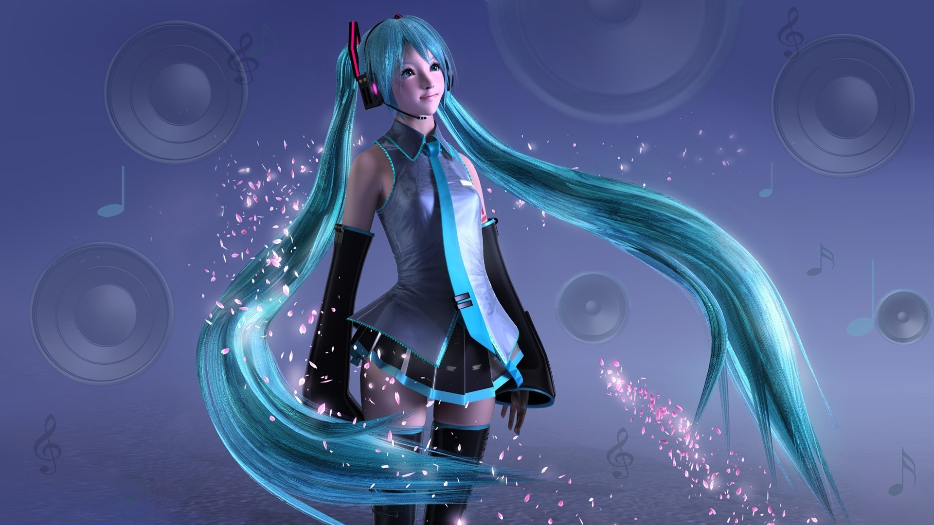 Detail Hatsune Miku Wallpaper 1080p Nomer 51