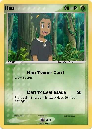 Detail Hau Pokemon Card Nomer 55