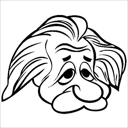 Detail Albert Einstein Ausmalbild Nomer 4