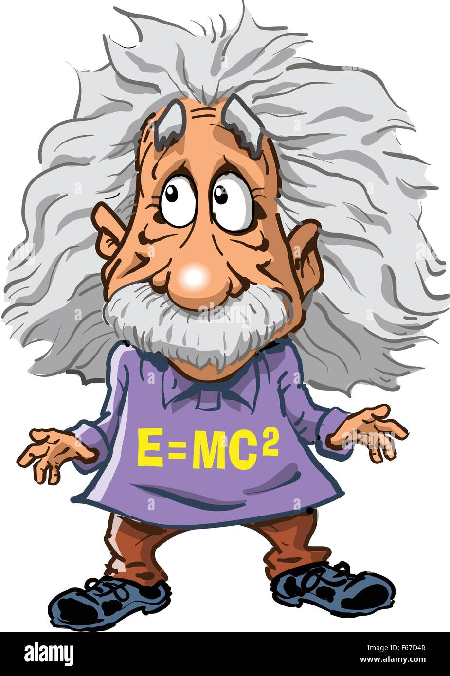 Albert Einstein Karikatur - KibrisPDR