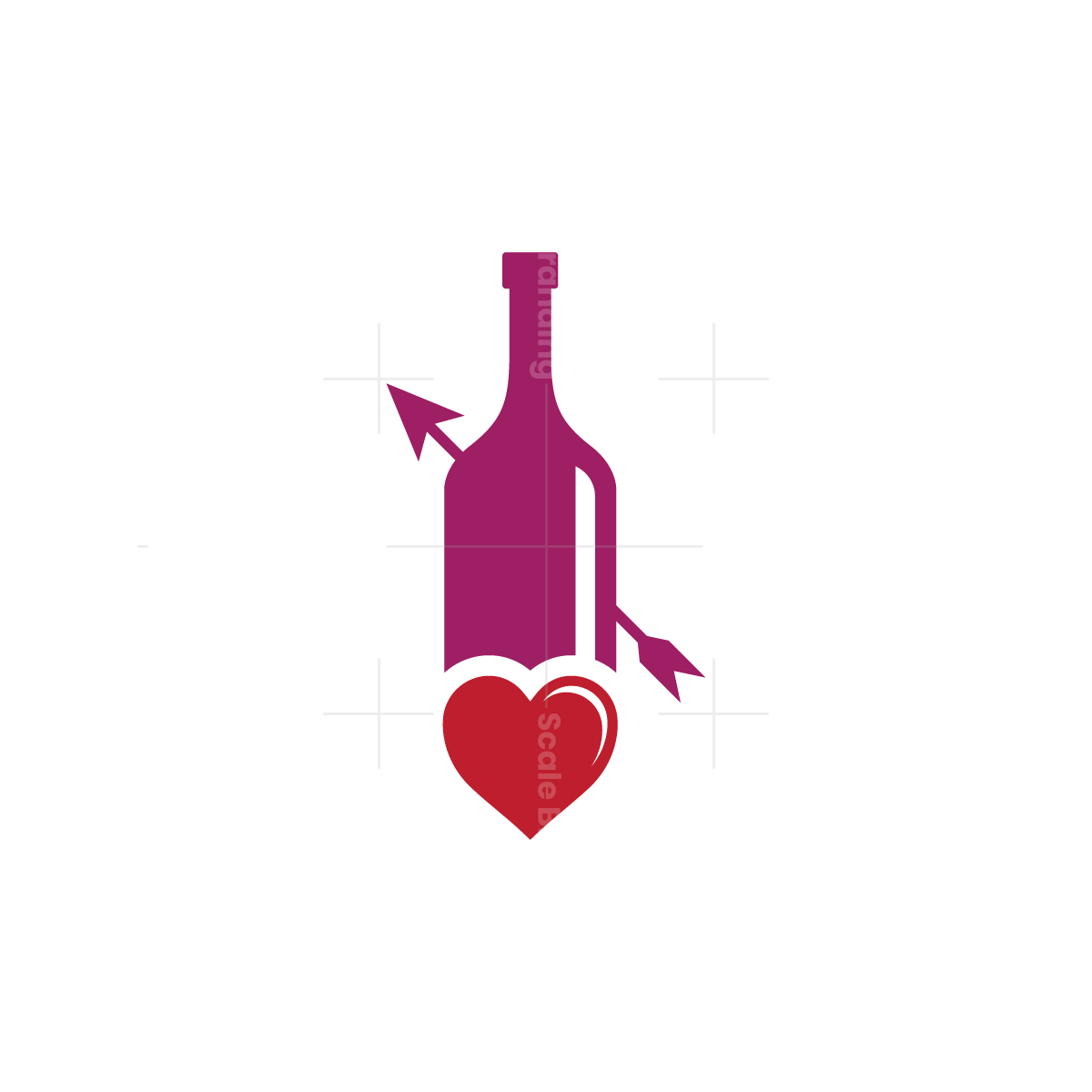 Detail Bottle Wine Logo Nomer 4
