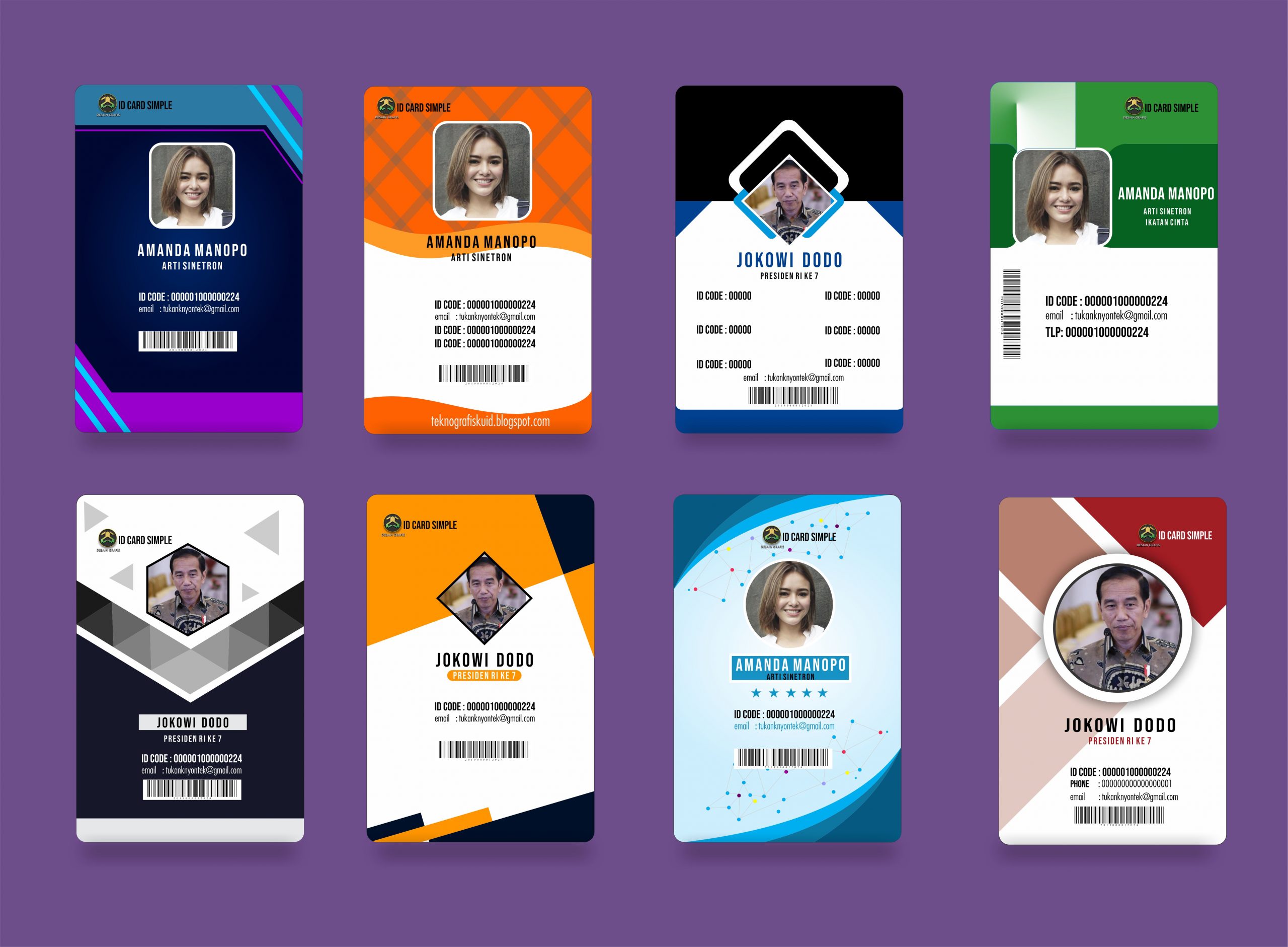 Desain id card