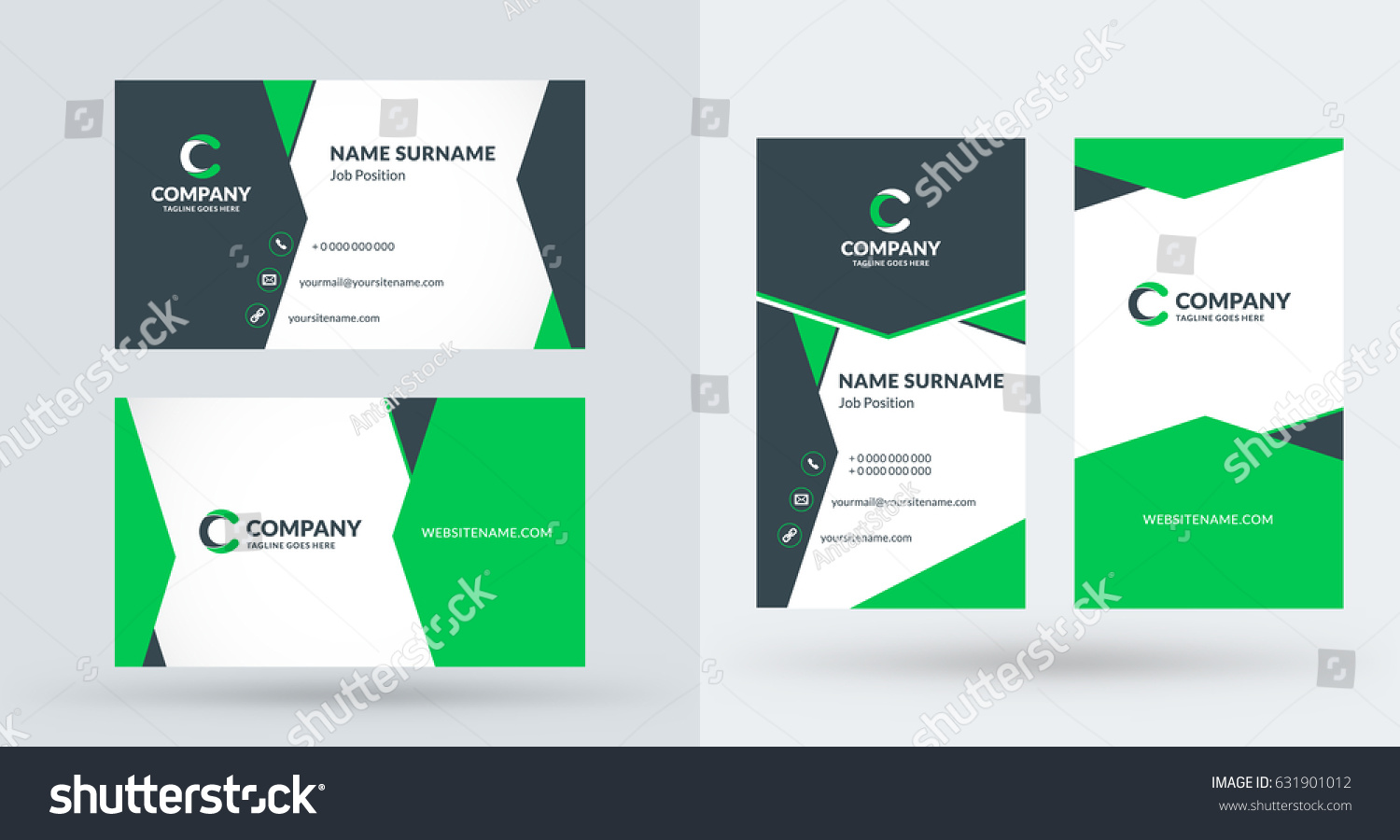 Detail Desain Id Card Landscape Nomer 19