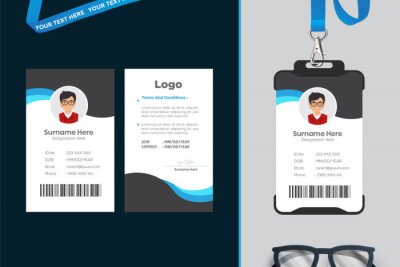 Detail Desain Id Card Landscape Nomer 49