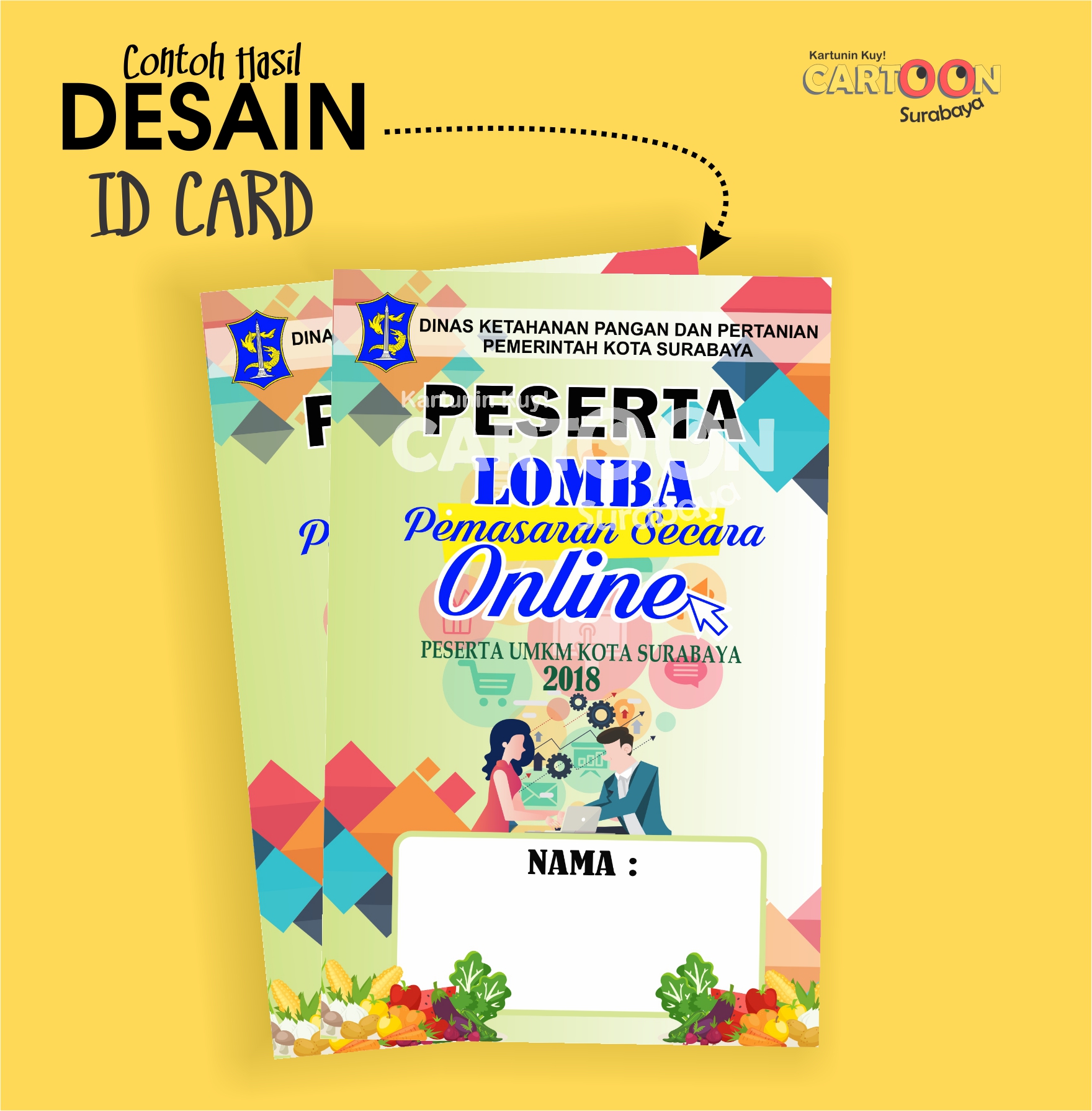 Detail Desain Id Card Panitia Nomer 47