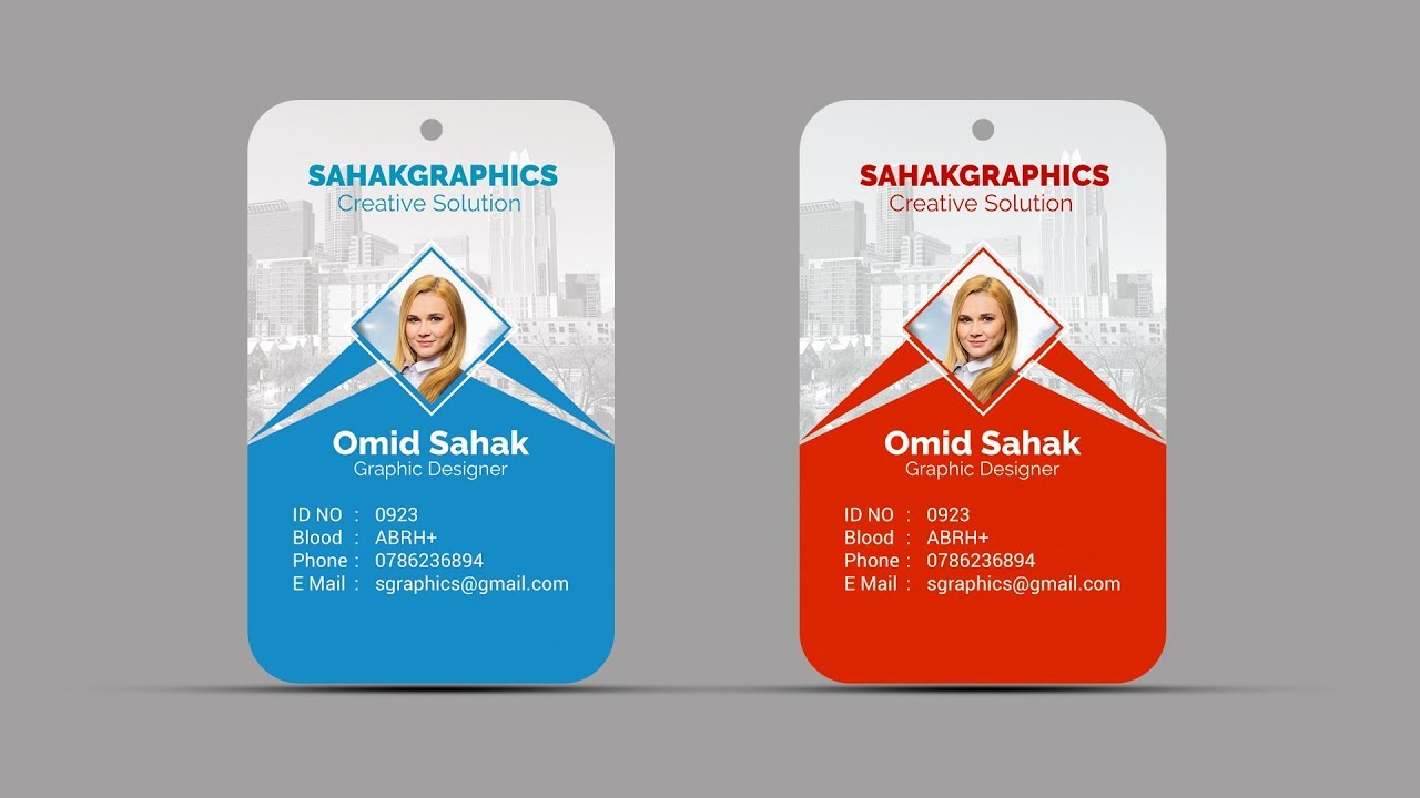 Detail Desain Id Card Photoshop Nomer 2