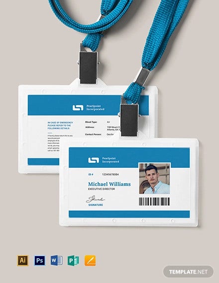 Detail Desain Id Card Photoshop Nomer 28