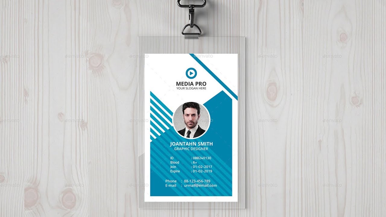 Detail Desain Id Card Photoshop Nomer 6