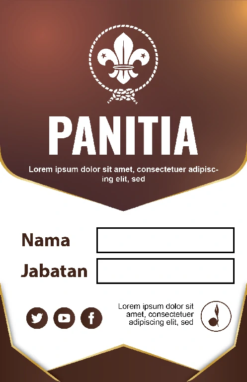 Detail Desain Id Card Pramuka Nomer 13