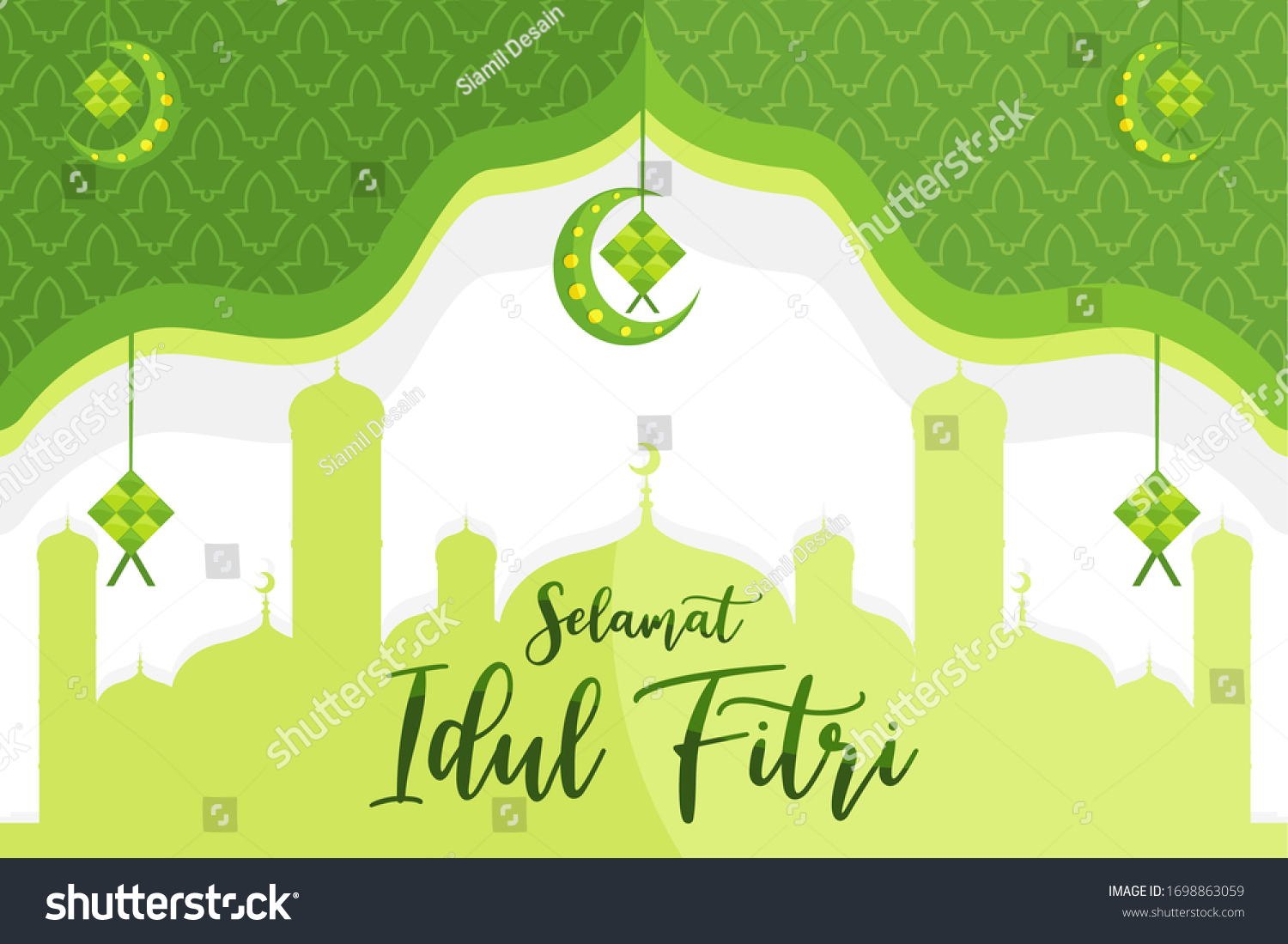 Detail Desain Idul Fitri Vector Nomer 15