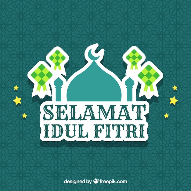 Detail Desain Idul Fitri Vector Nomer 7