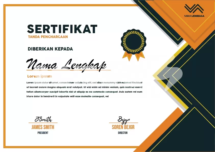 Detail Desain Ijazah Nomer 31