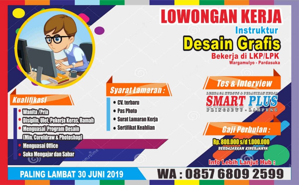 Detail Desain Iklan Lowongan Kerja Nomer 22