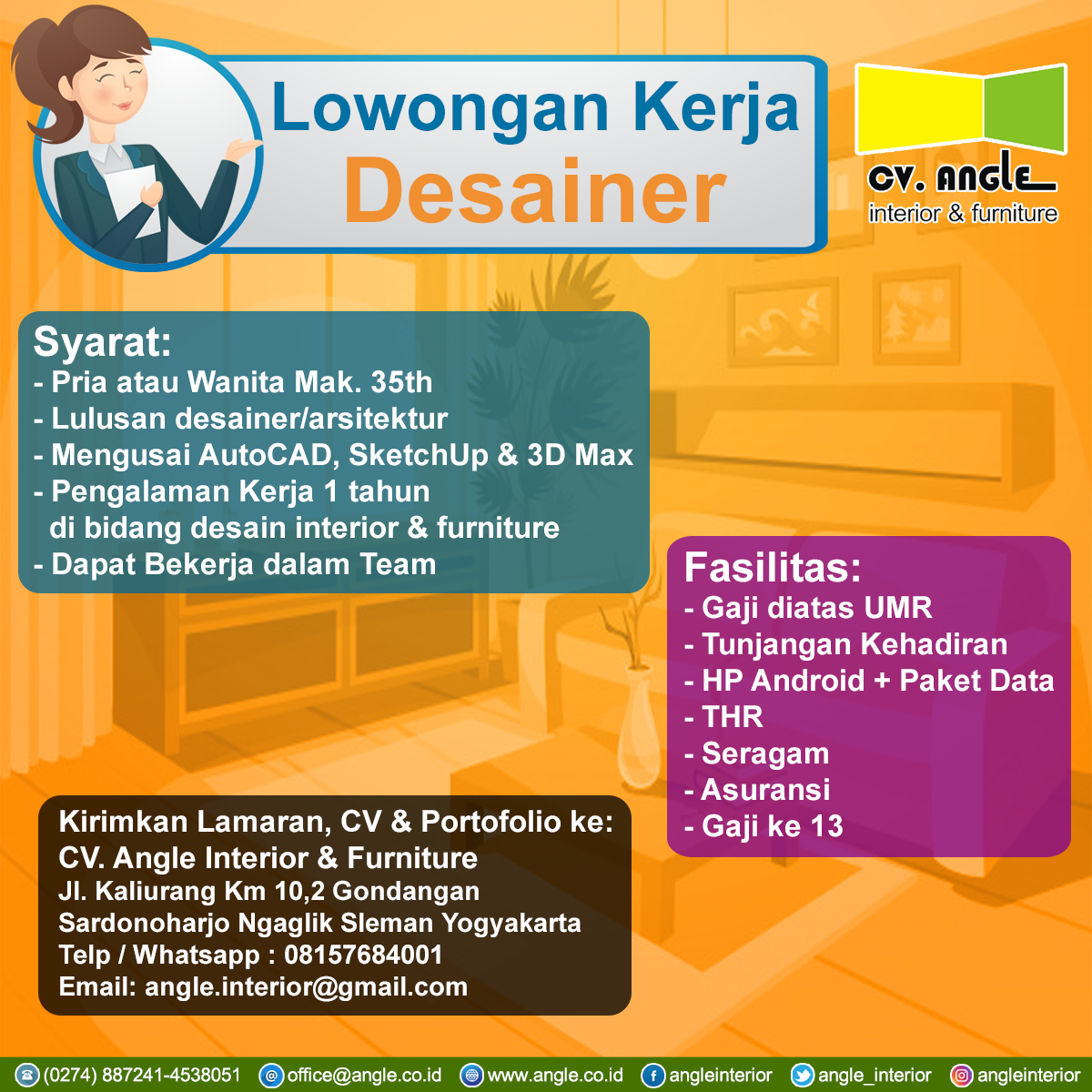 Detail Desain Iklan Lowongan Kerja Nomer 5