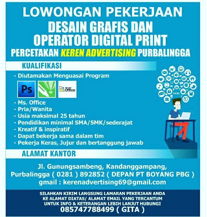 Detail Desain Iklan Lowongan Kerja Nomer 8