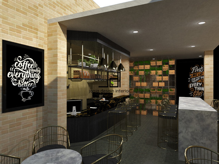 Detail Desain Interior Cafe Nomer 15