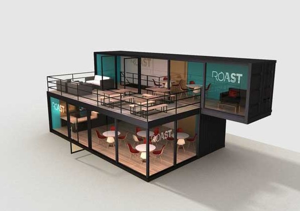 Detail Desain Interior Cafe Container Nomer 35
