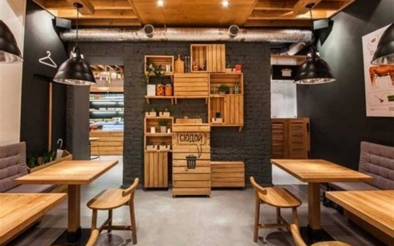 Detail Desain Interior Cafe Klasik Nomer 23