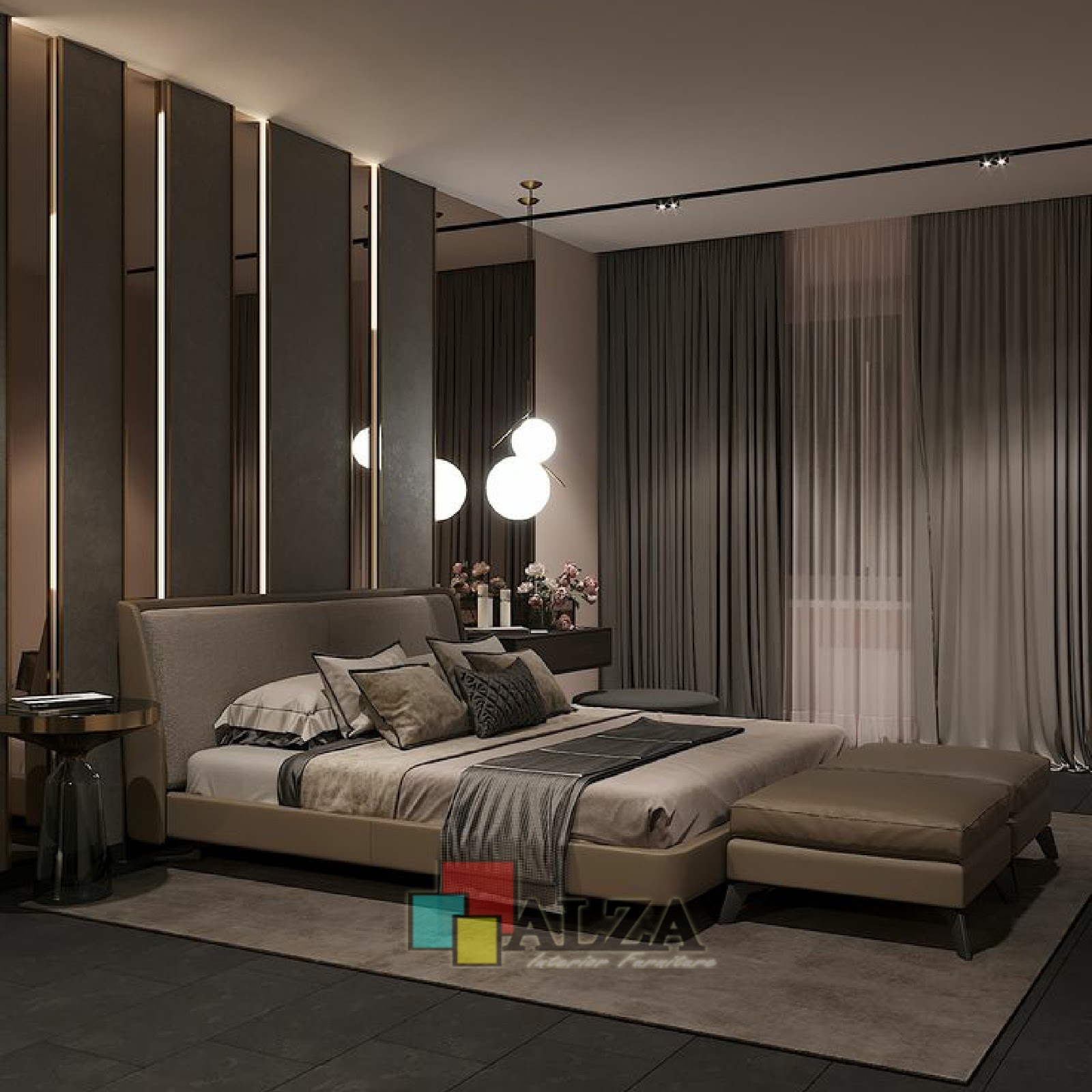 Detail Desain Interior Kamar Minimalis Nomer 26