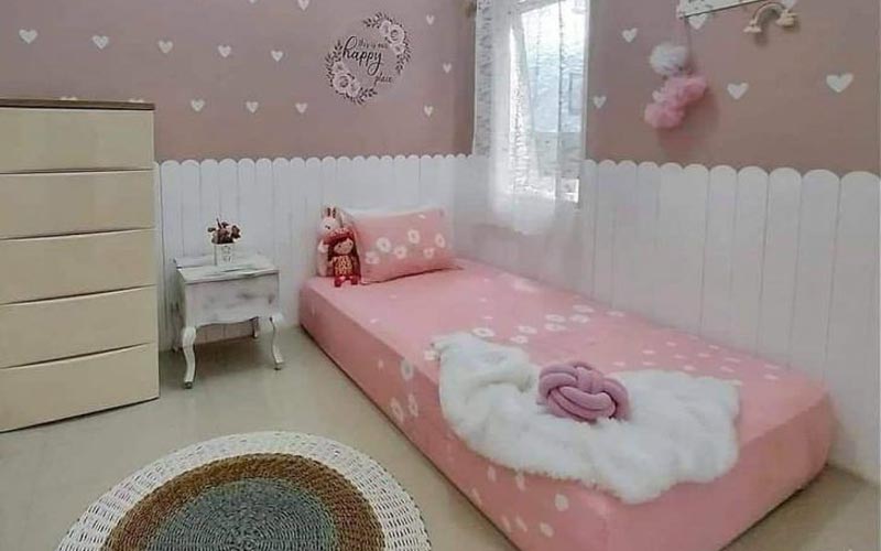 Detail Desain Interior Kamar Tidur Anak Perempuan Minimalis Nomer 32