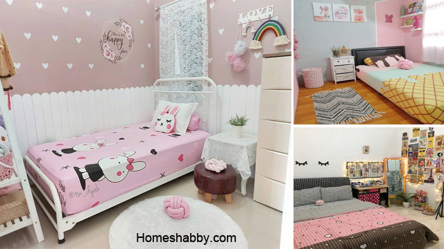 Detail Desain Interior Kamar Tidur Anak Perempuan Minimalis Nomer 48