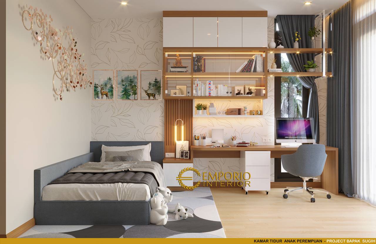 Detail Desain Interior Kamar Tidur Anak Perempuan Minimalis Nomer 53