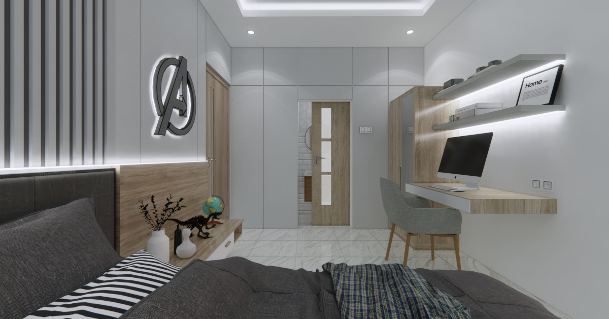 Detail Desain Interior Kamar Tidur Sempit Nomer 9