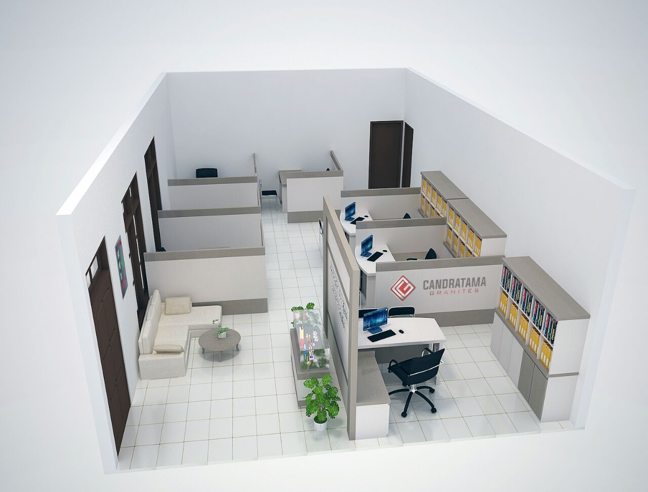 Detail Desain Interior Kantor Minimalis Nomer 14