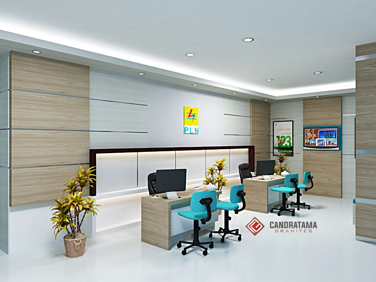 Detail Desain Interior Kantor Minimalis Nomer 35