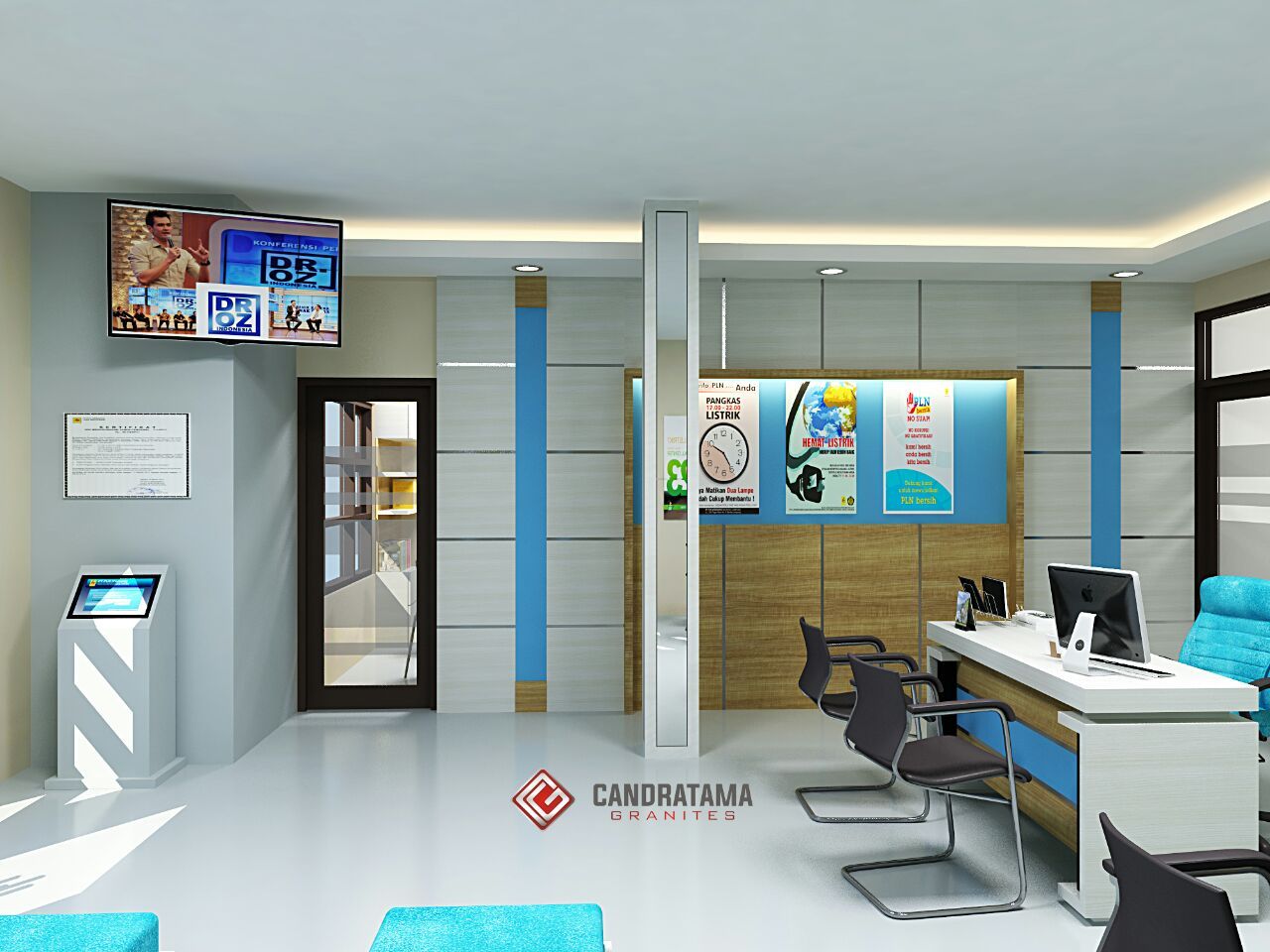 Detail Desain Interior Kantor Minimalis Nomer 48