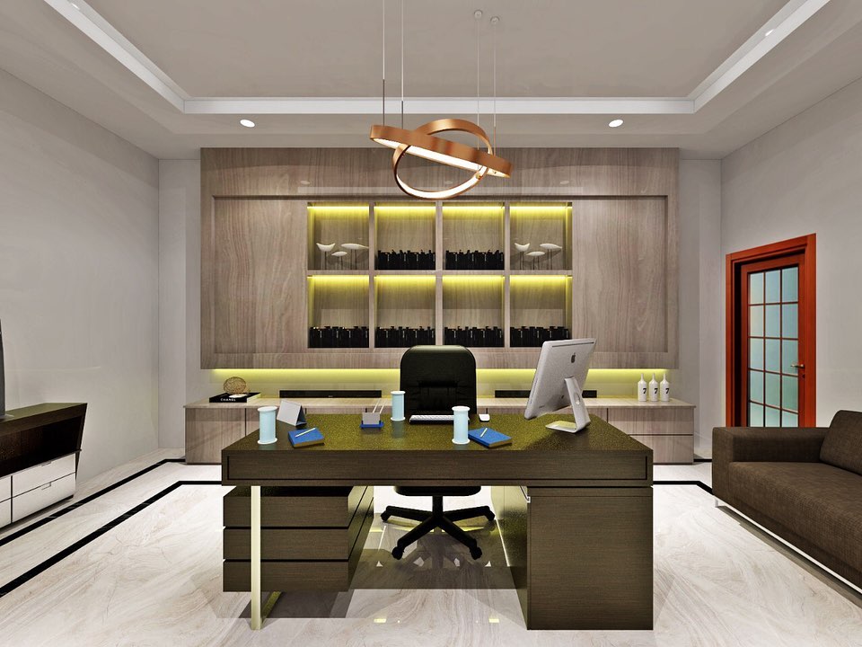 Detail Desain Interior Kantor Minimalis Modern Nomer 29