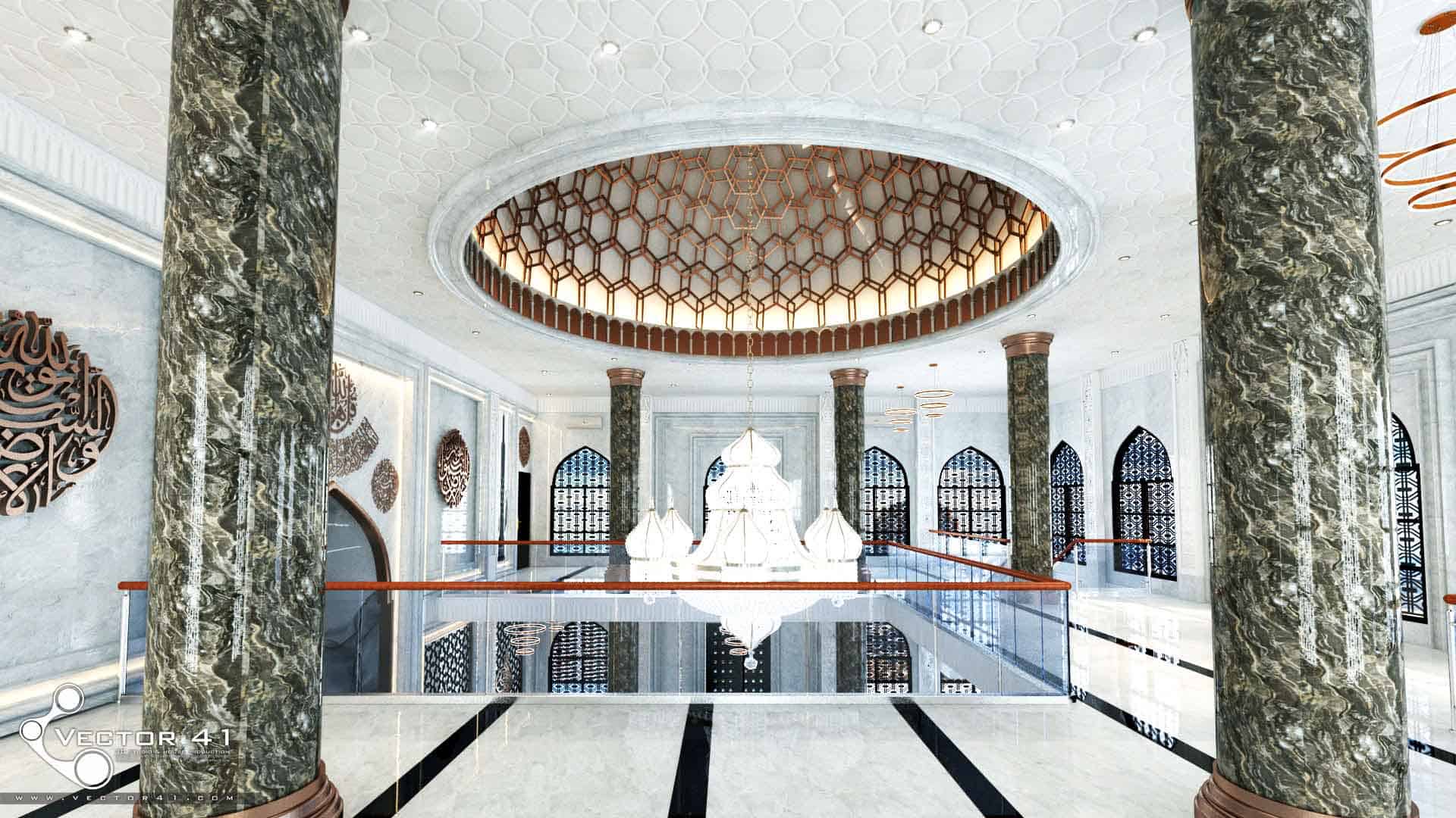 Detail Desain Interior Masjid Nomer 11