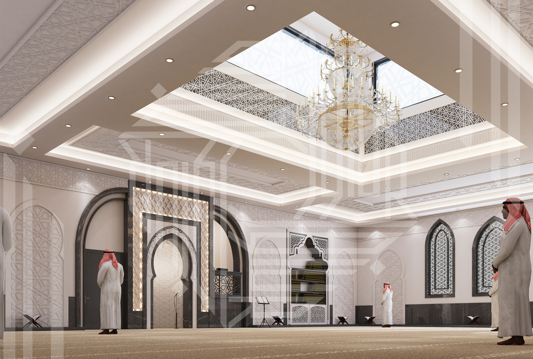 Detail Desain Interior Masjid Nomer 19
