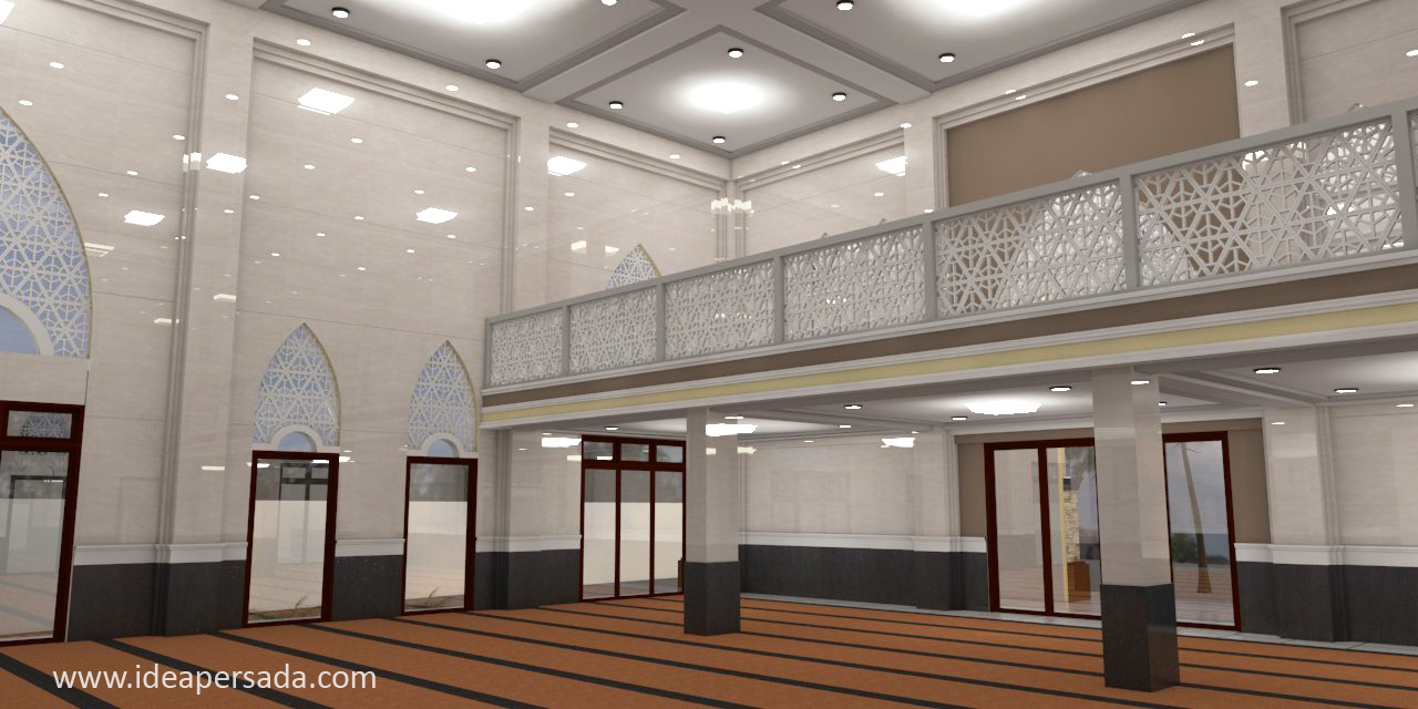 Detail Desain Interior Masjid 2 Lantai Nomer 11