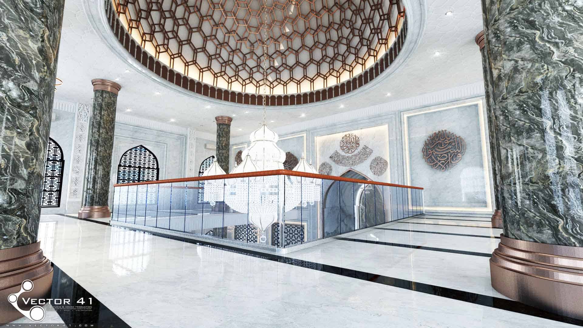 Detail Desain Interior Masjid Nomer 22