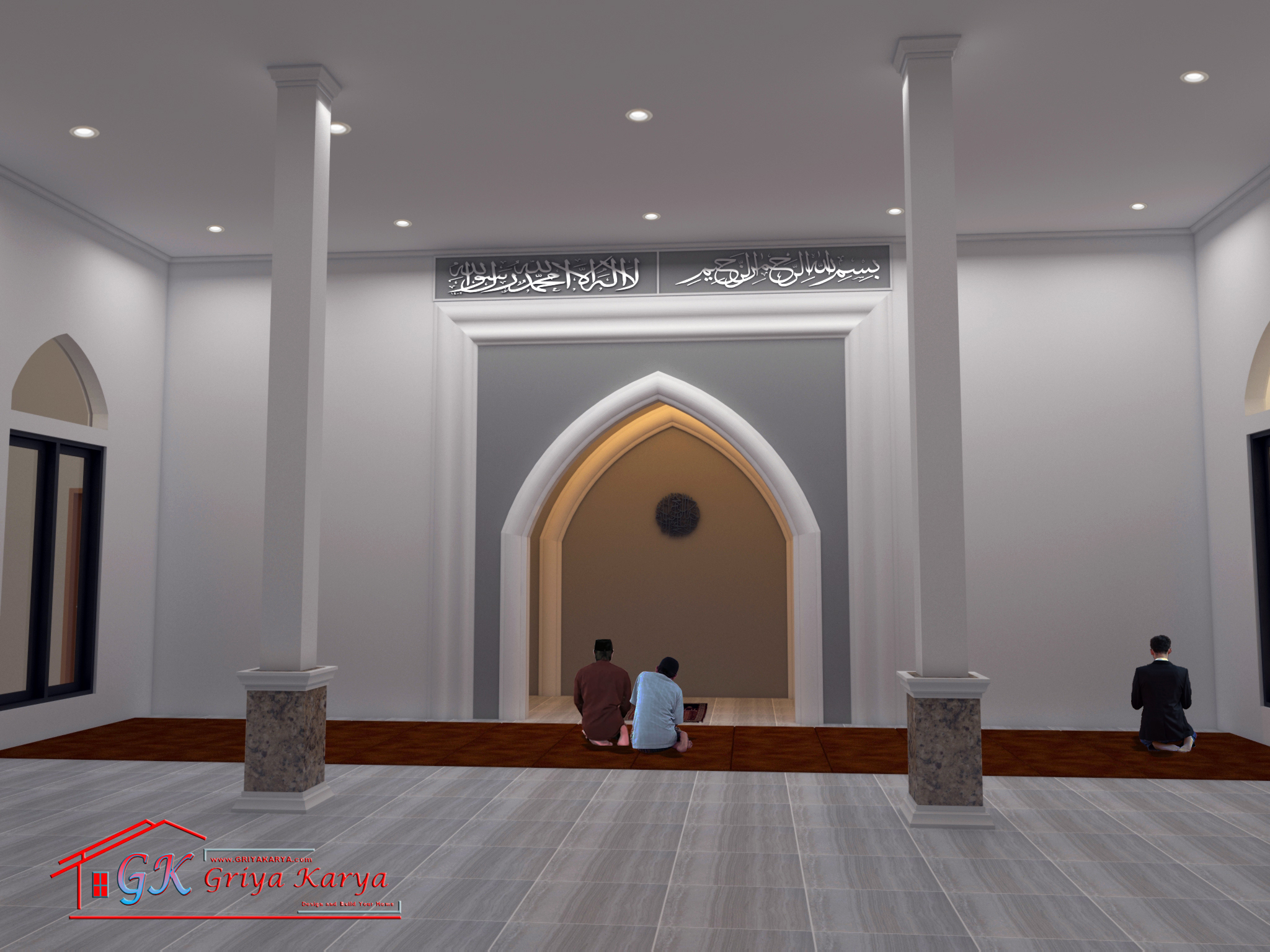 Detail Desain Interior Masjid Nomer 28