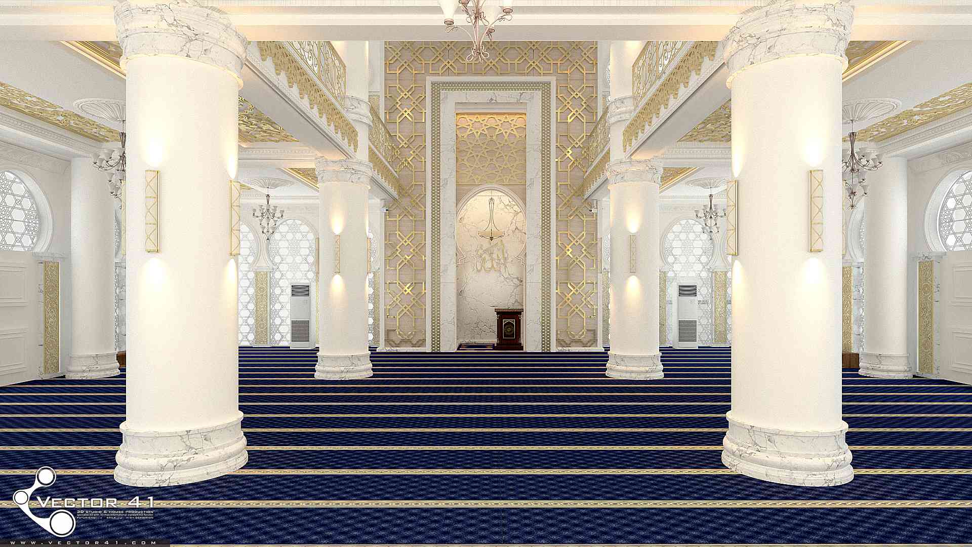 Detail Desain Interior Masjid Nomer 5