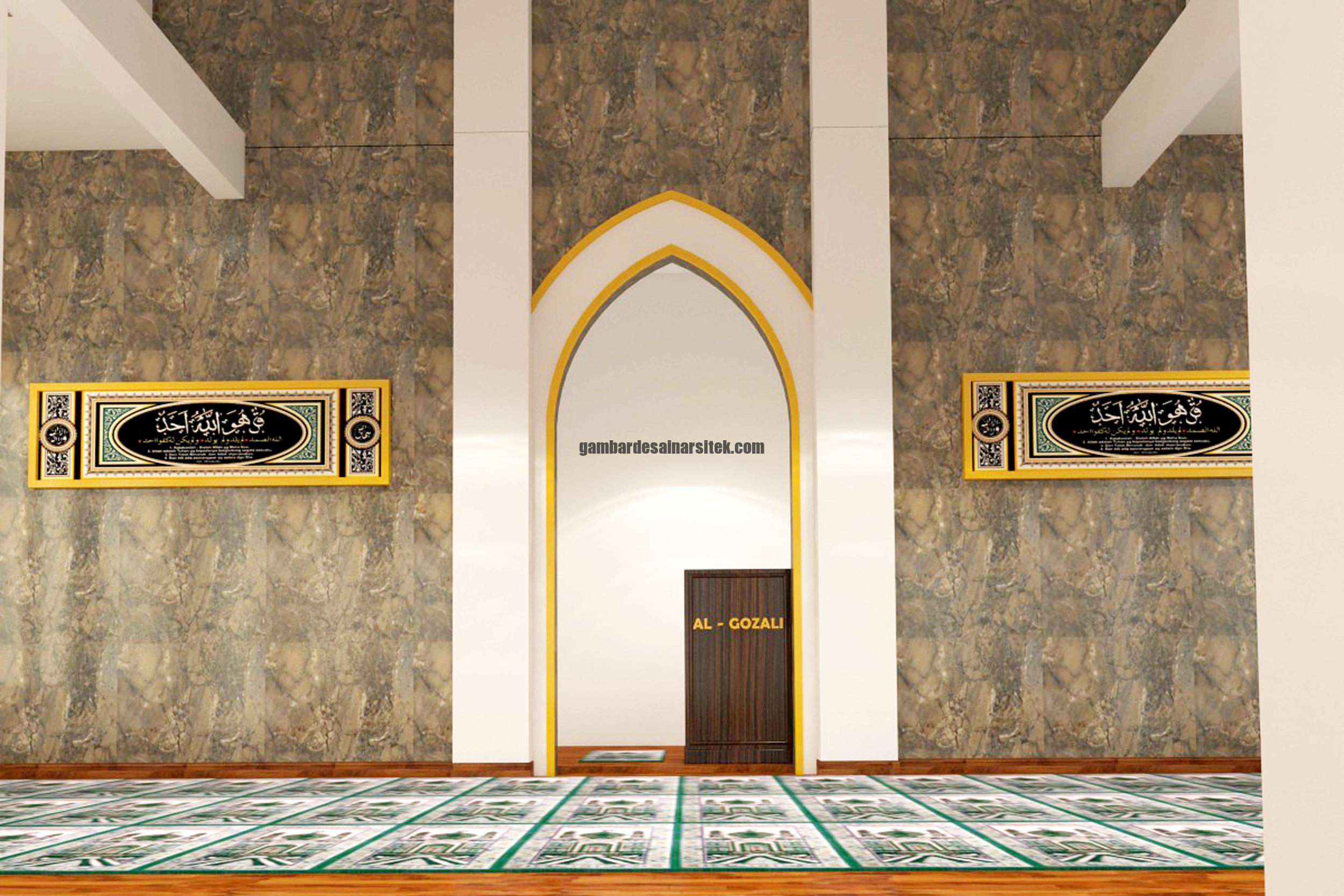 Detail Desain Interior Masjid Nomer 48