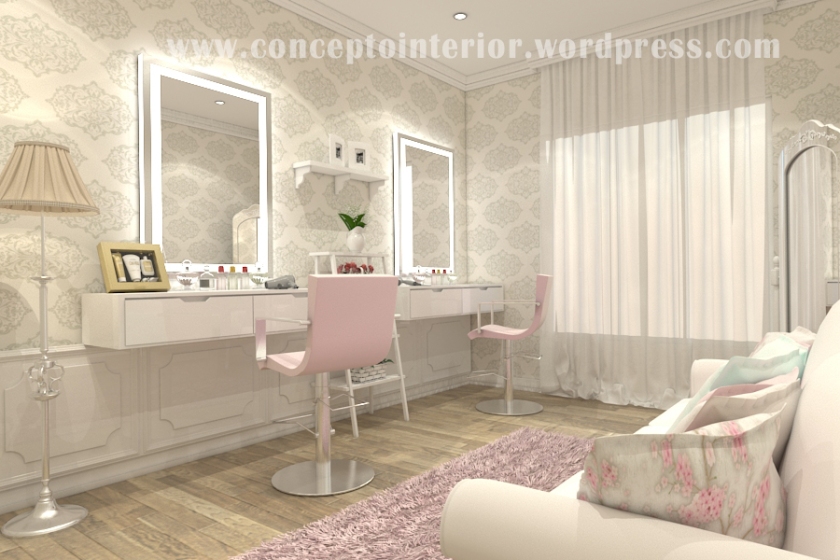 Detail Desain Interior Ruang Make Up Nomer 17