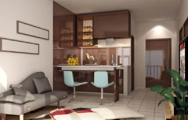 Detail Desain Interior Rumah Type 36 2 Kamar Nomer 39