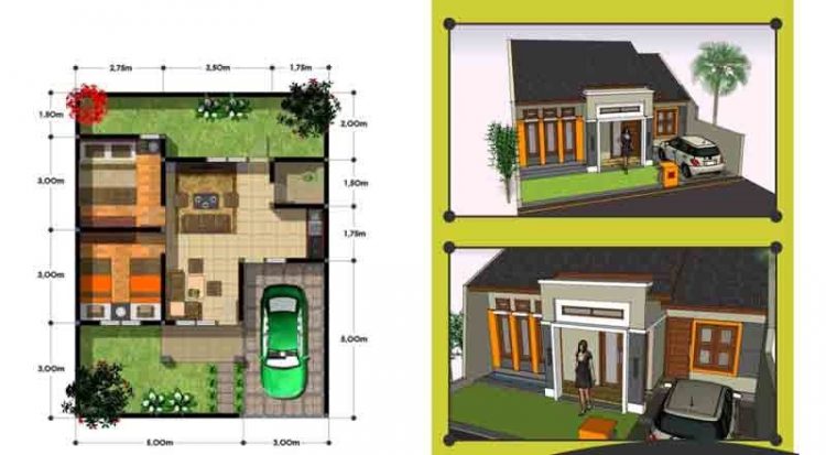 Detail Desain Interior Rumah Type 36 84 Nomer 30