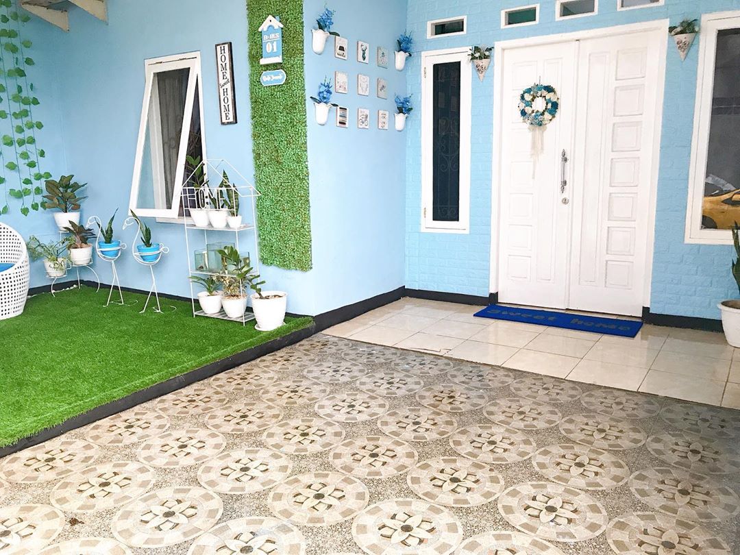 Detail Desain Interior Rumah Warna Biru Nomer 18