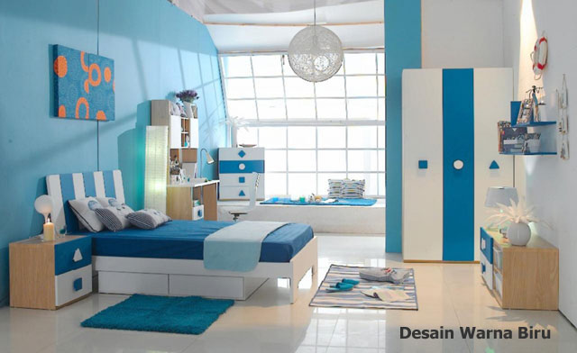 Detail Desain Interior Rumah Warna Biru Nomer 32