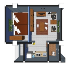 Detail Desain Interior Rusunawa Nomer 10