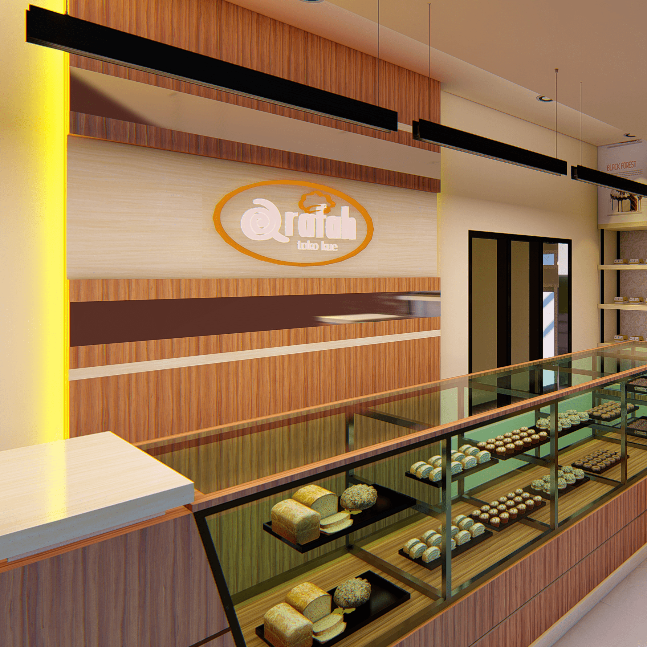 Detail Desain Interior Toko Kue Kecil Nomer 31