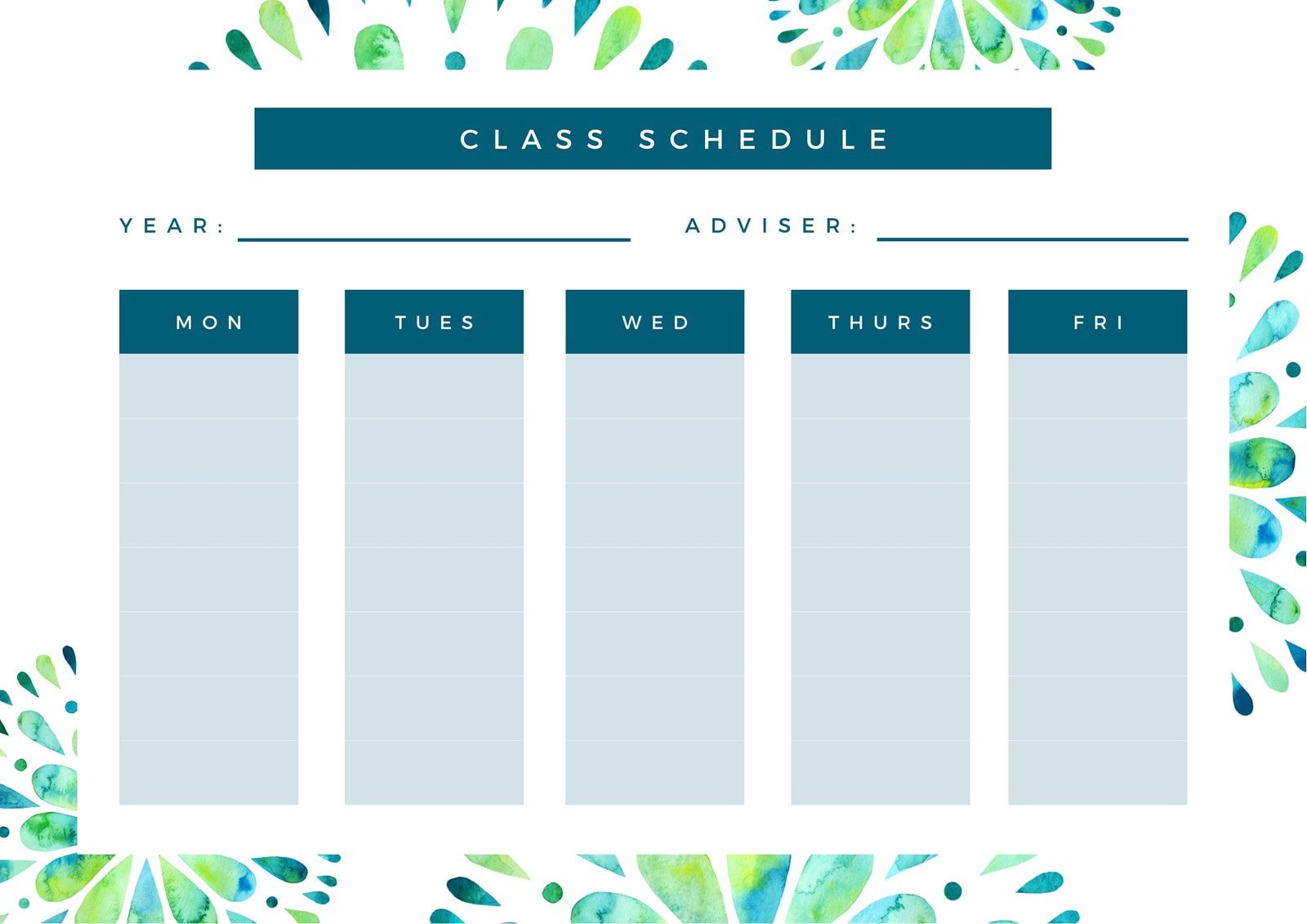 Detail Desain Jadwal Pelajaran Nomer 33